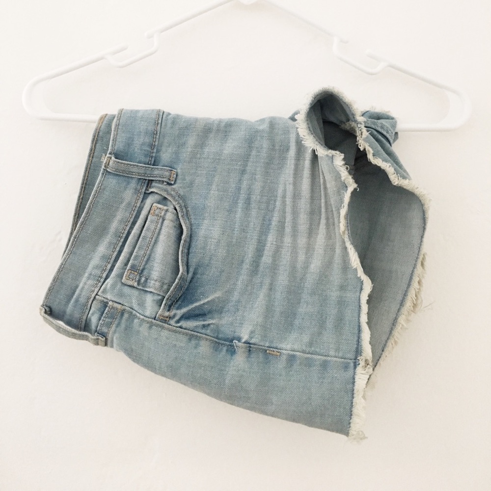 Denim shorts